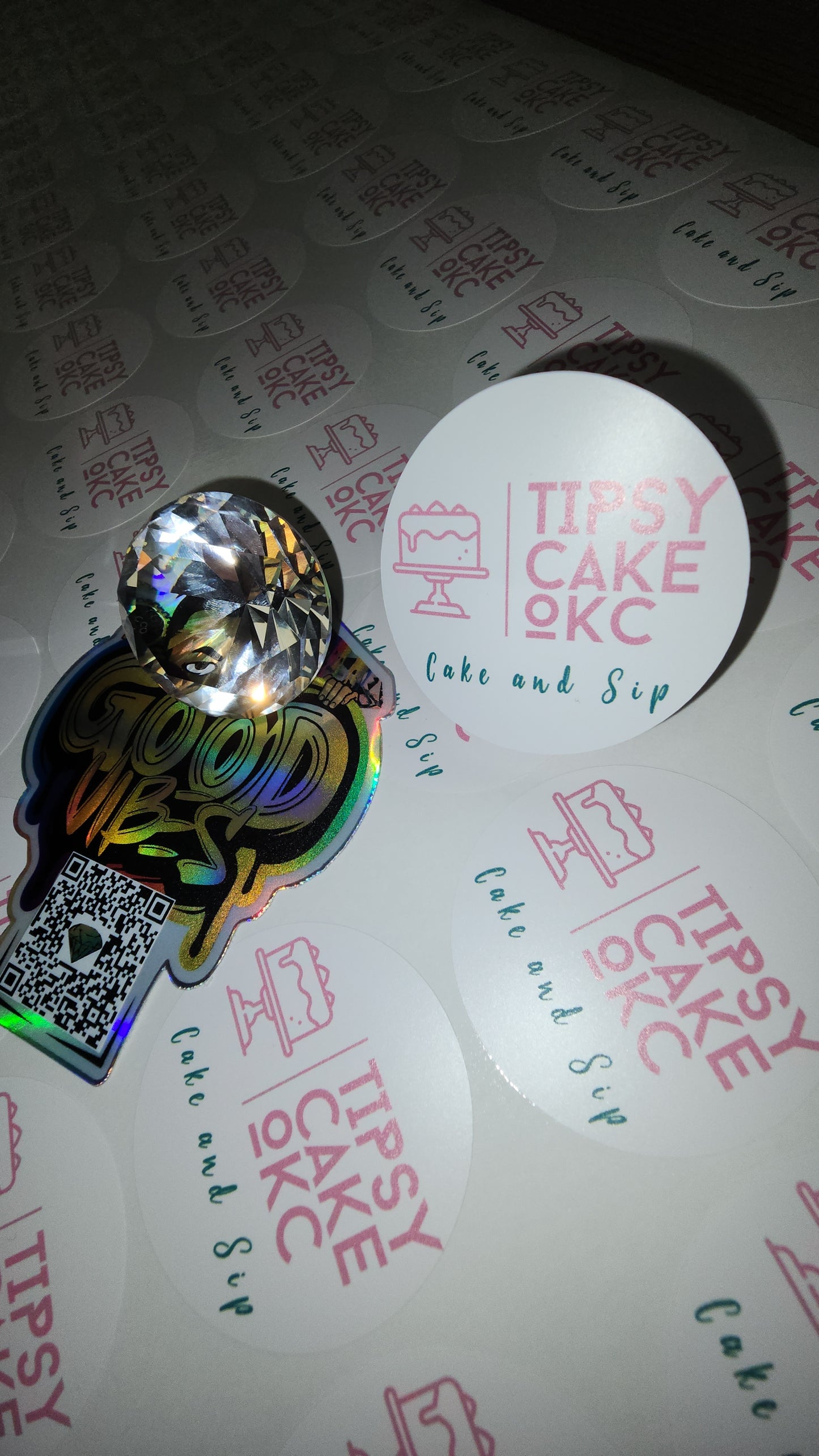 UV Matte Stickers - Sq In